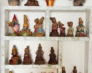 Vintage Clay Gnome Decor