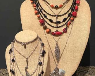 Vintage Bold Costume Jewelry Necklaces