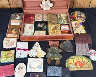 AntiqueVintage Sewing Needle CasesBooks