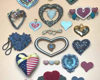 Heart Brooches Pendants  OpalAustralian Brooch