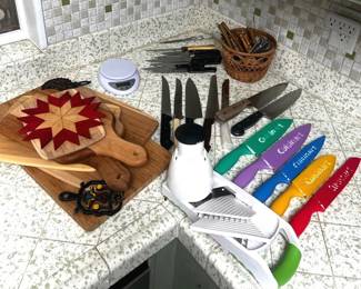 Kitchen Knives Cutting Boards 