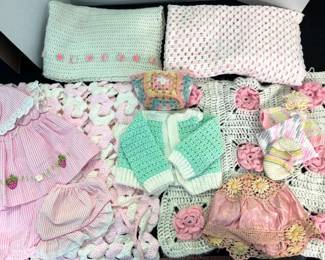 Handmade Pink Baby BlanketsClothes
