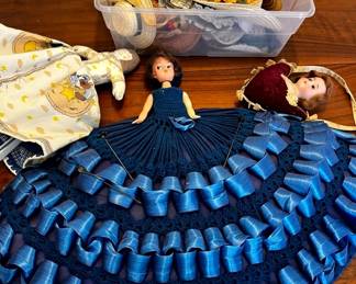 Half Doll Pin Cushions Doll Hats