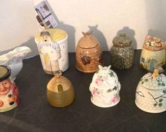 Vintage Honey Pots 1  Made in England