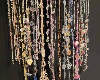Tatted Necklaces Pretty Pastels 