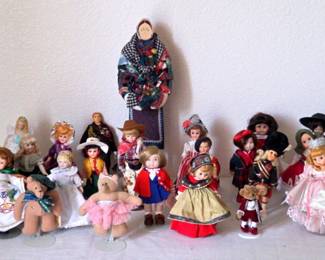 Miniature DollsWood Handmade Doll