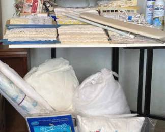 Vintage Lace, Rick Rack, Zippers, Interfacing