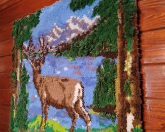 Vintage Latch Hook Art