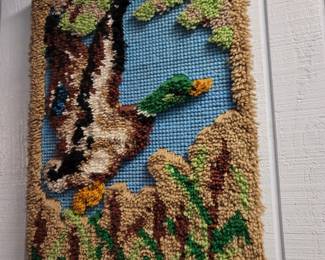 Vintage Latch Hook Art