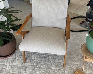 Crate & Barrel MCM Armed Chair