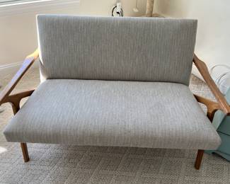 Crate & Barrel MCM Loveseat,