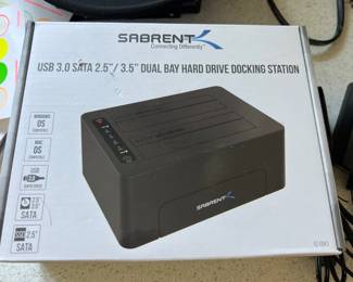 Sabrent 3.5” Dual Bay Hard Drive Docking Station,