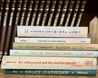 Law enforcement books from the early 70’s