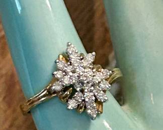 Brilliant diamond ring