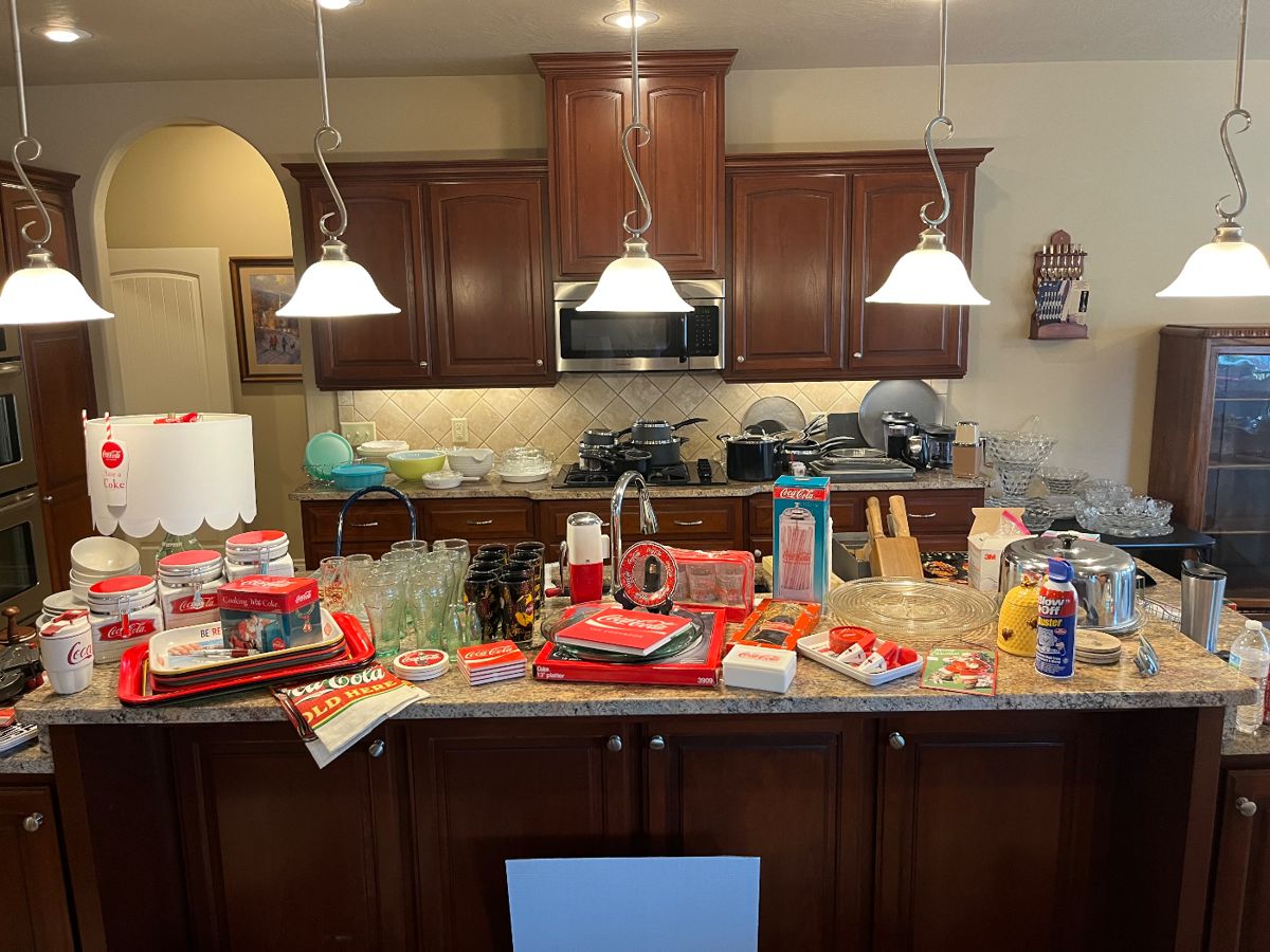 Coca Cola collection and kitchen items
