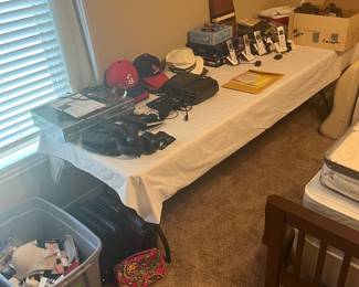 Electronics, clothing, and hats
