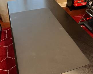 Black office desk