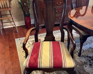 Cherry dining table set.