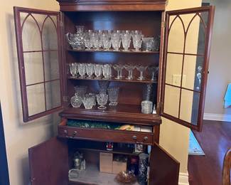 Antique China cabinet.
