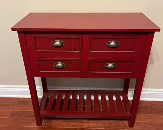 Red entry table.
