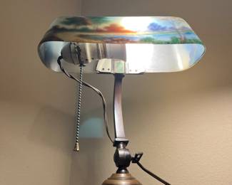 Antique desk lamp