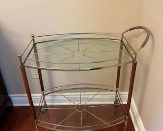 MCM bar cart.