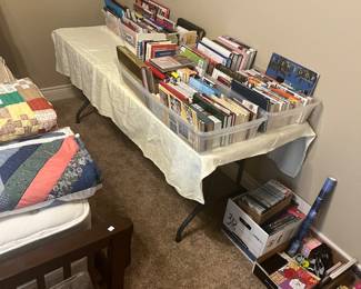 CD’s and books.