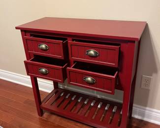 Red entry table.