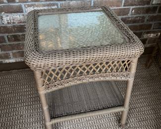 Outdoor table.