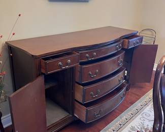 Mahogany Buffet.