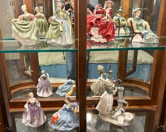 Lovely collection of Royal Doulton figurines