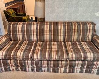 Plaid Sofa