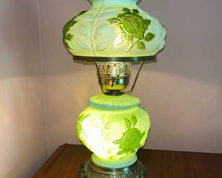 Reverse Painted Lamp