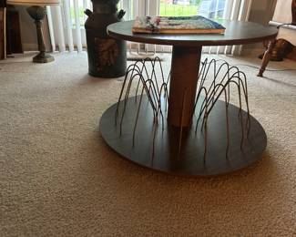 Vintage Album Holder/ Table that Swivels