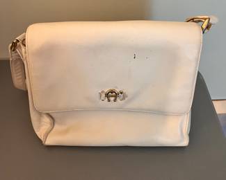 Vintage Winter White Agner Purse
