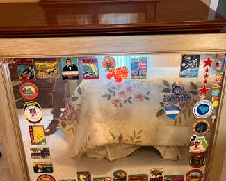 Vintage Mirror with Cool Vintage Stickers