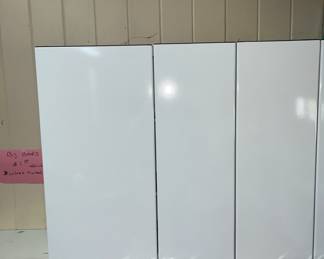 2 Sets of Porcelain Cabinets .
( Excellent Condition)