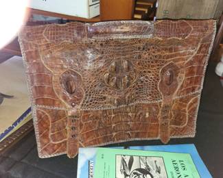 alligator satchel