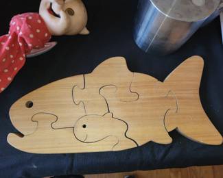 Fish wooden puzzle