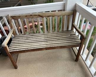 Outdoor bench