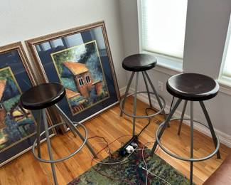 Three barstools