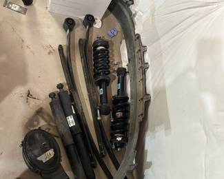 Leaf springs
Shock absorbers