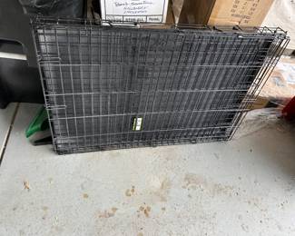42” collapsible dog crate