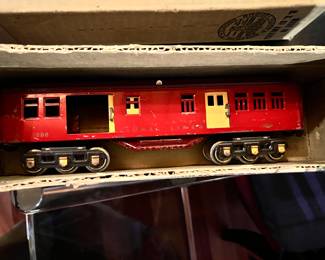 One of the 3 Lionel pre-war cars 