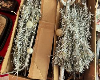 2 aluminum Christmas Trees(looks like 60’s)