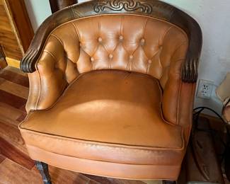Pair Mid century club chairs