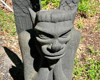 Large cast iron Gargoyle