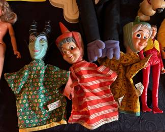 1950s Disney Gund Hand Puppets
