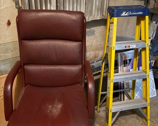 Office Chair & Ladder
