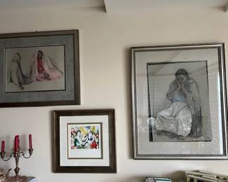 Two original Zuniga + Limited Edition by Marie Laurenin